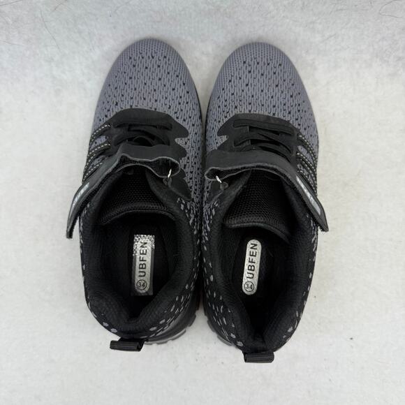Ubjen Boy's Gray & Black Athletic Sneakers - Size 34 - Picture 5 of 6